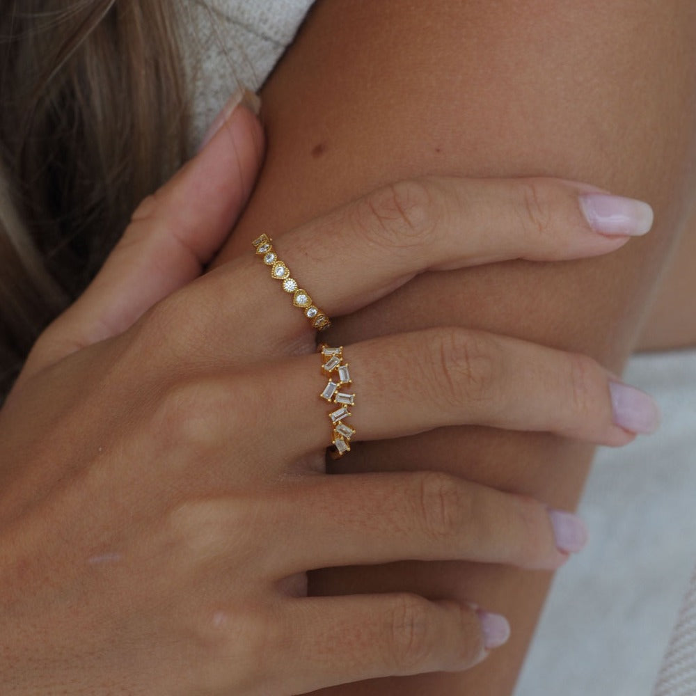 Bague Cristal en Or