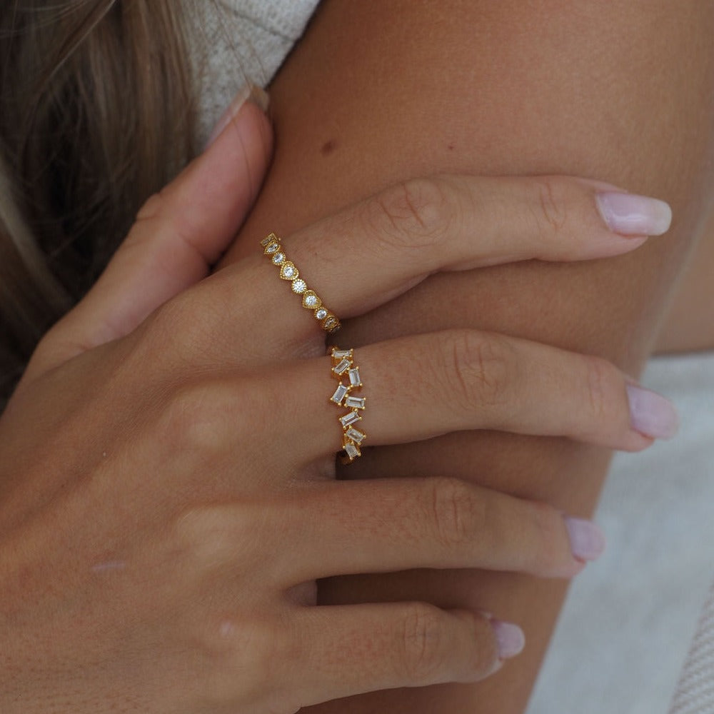 Bague Cristal en Argent