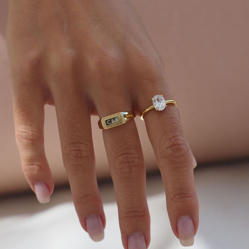 Bague Diamant Classique en Or