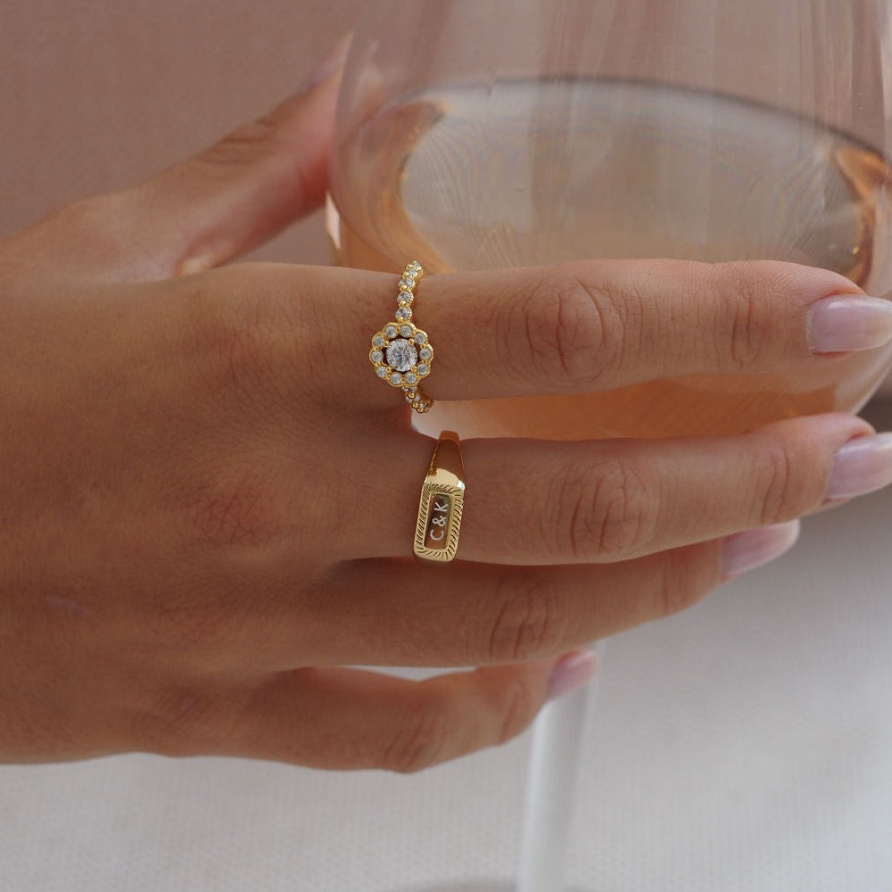 Bague Diamant Maya en Or