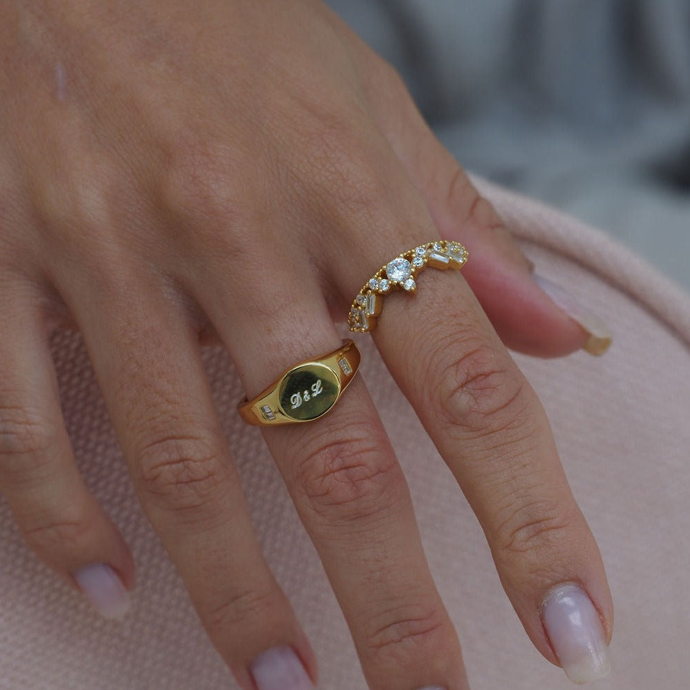 Bague Couronne Treasure en Or