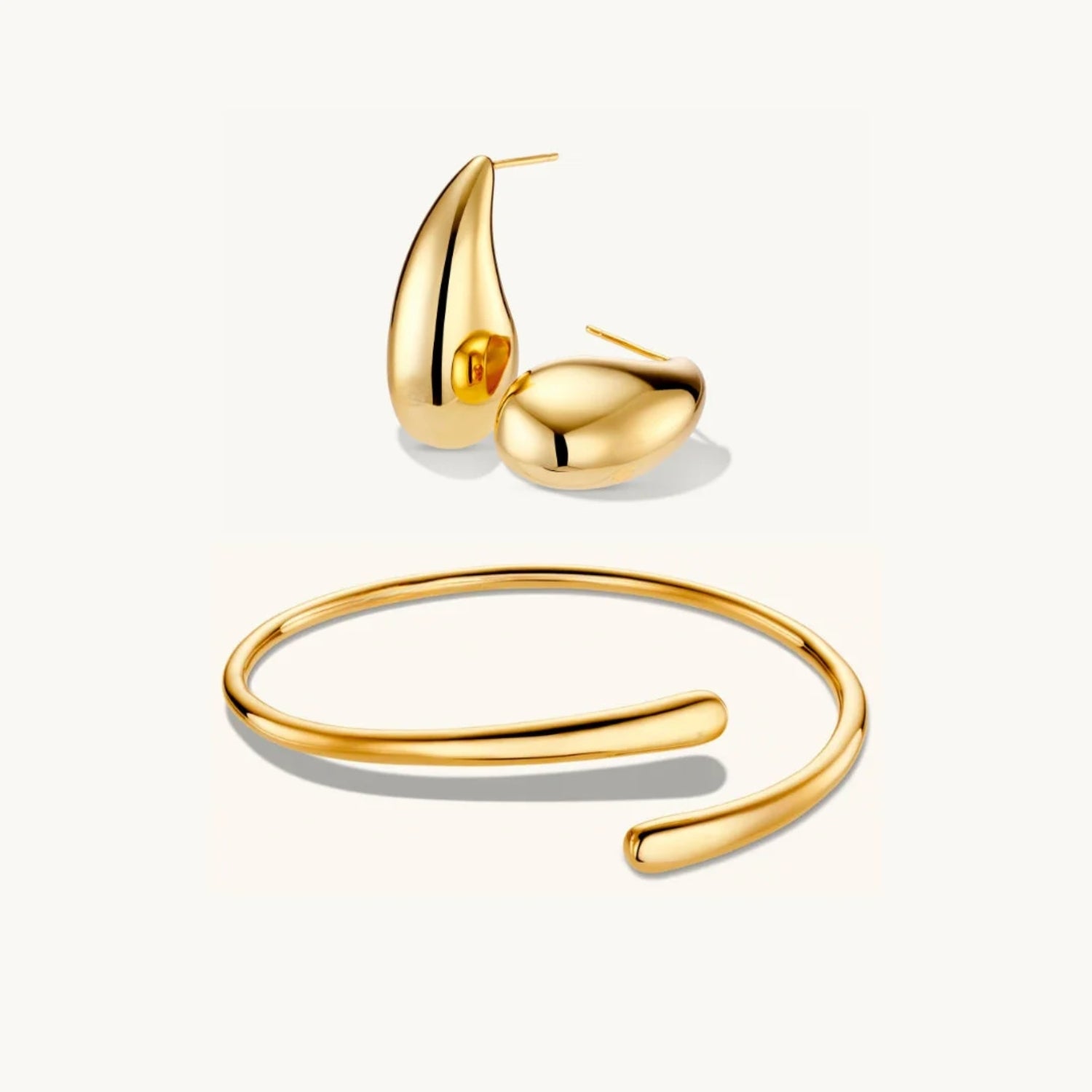 Parure Dome Grandes en Or