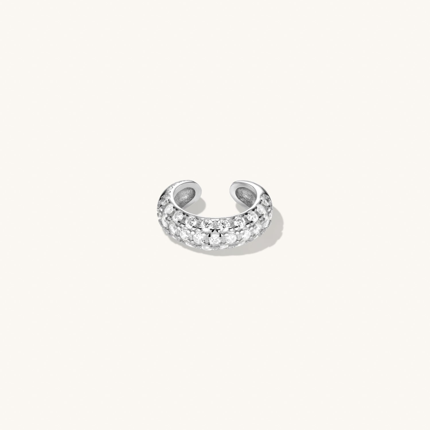 Ear Cuff Pavé en Argent
