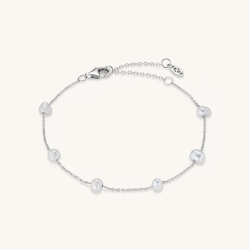 Bracelet Infini Perle en Argent