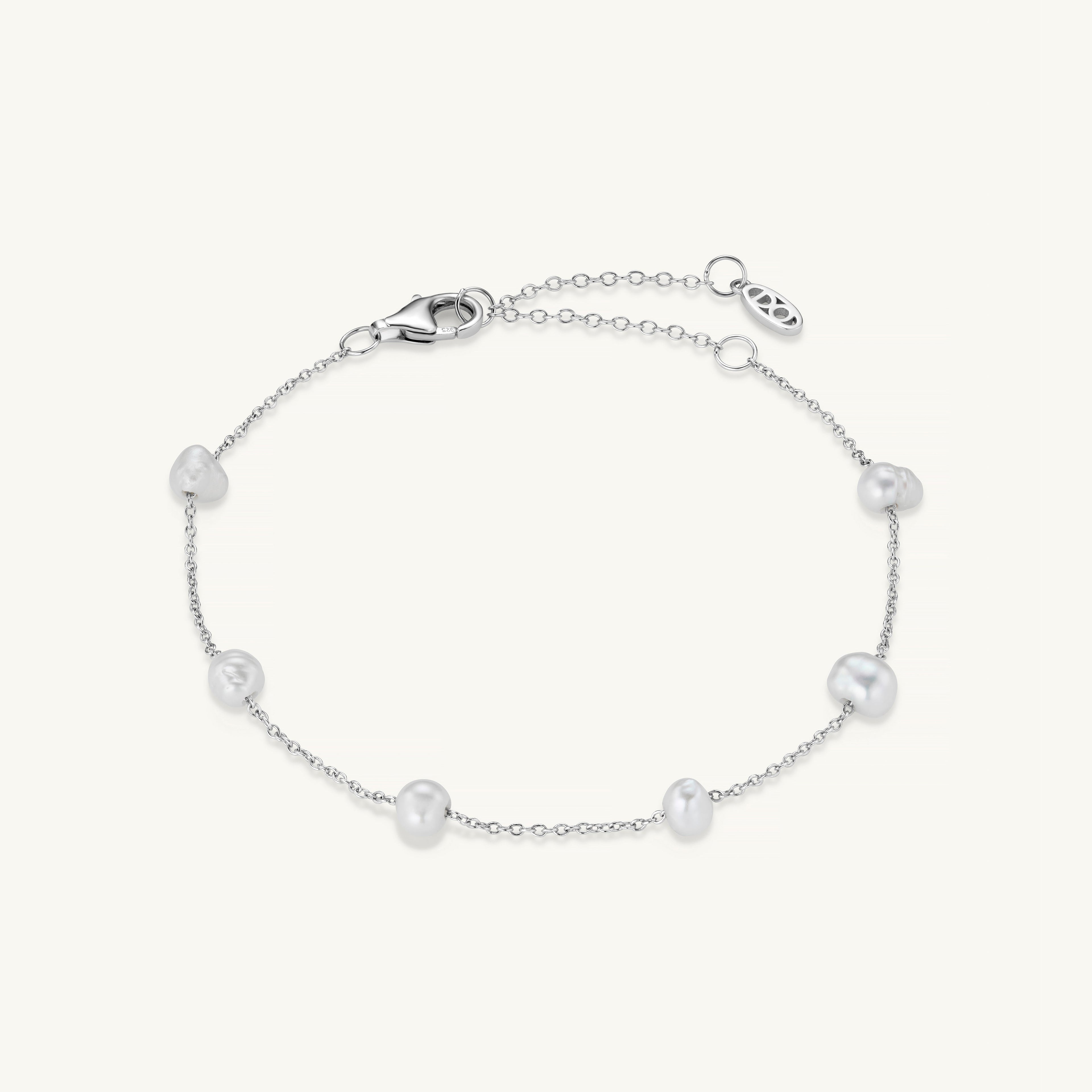 Bracelet Infini Perle en Argent