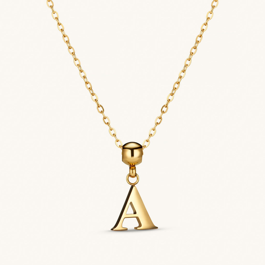 Pendentif Initiale A Classique en Or