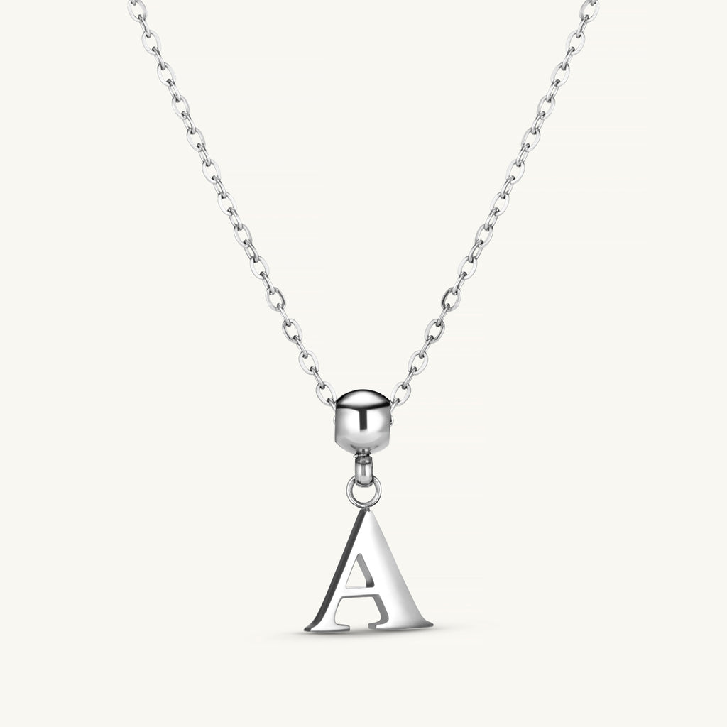 Pendentif Initiale A Classique en Argent