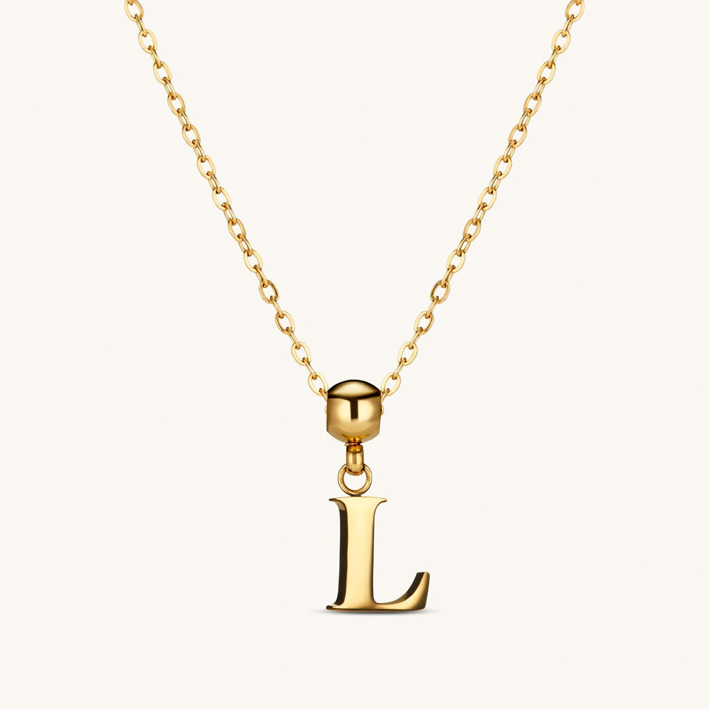 Pendentif Initiale L Classique en Or