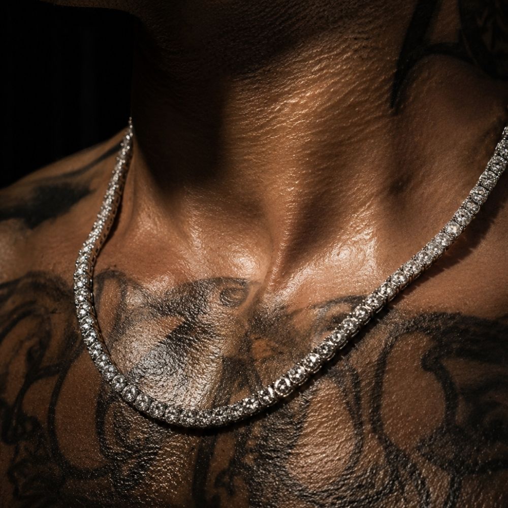 Prime | Men's Tennis Zircon Necklace