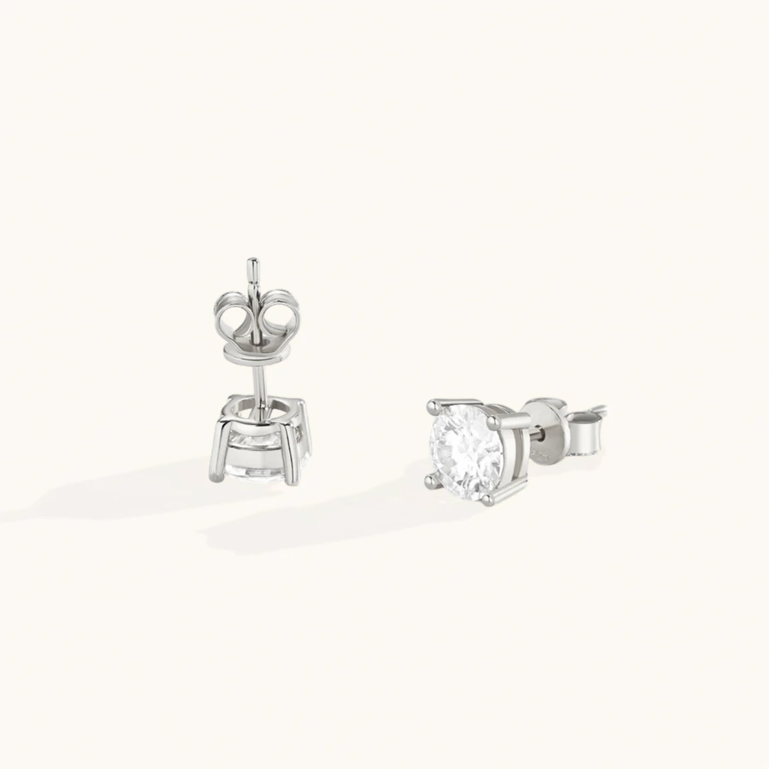 Classic Diamond Stud Earrings