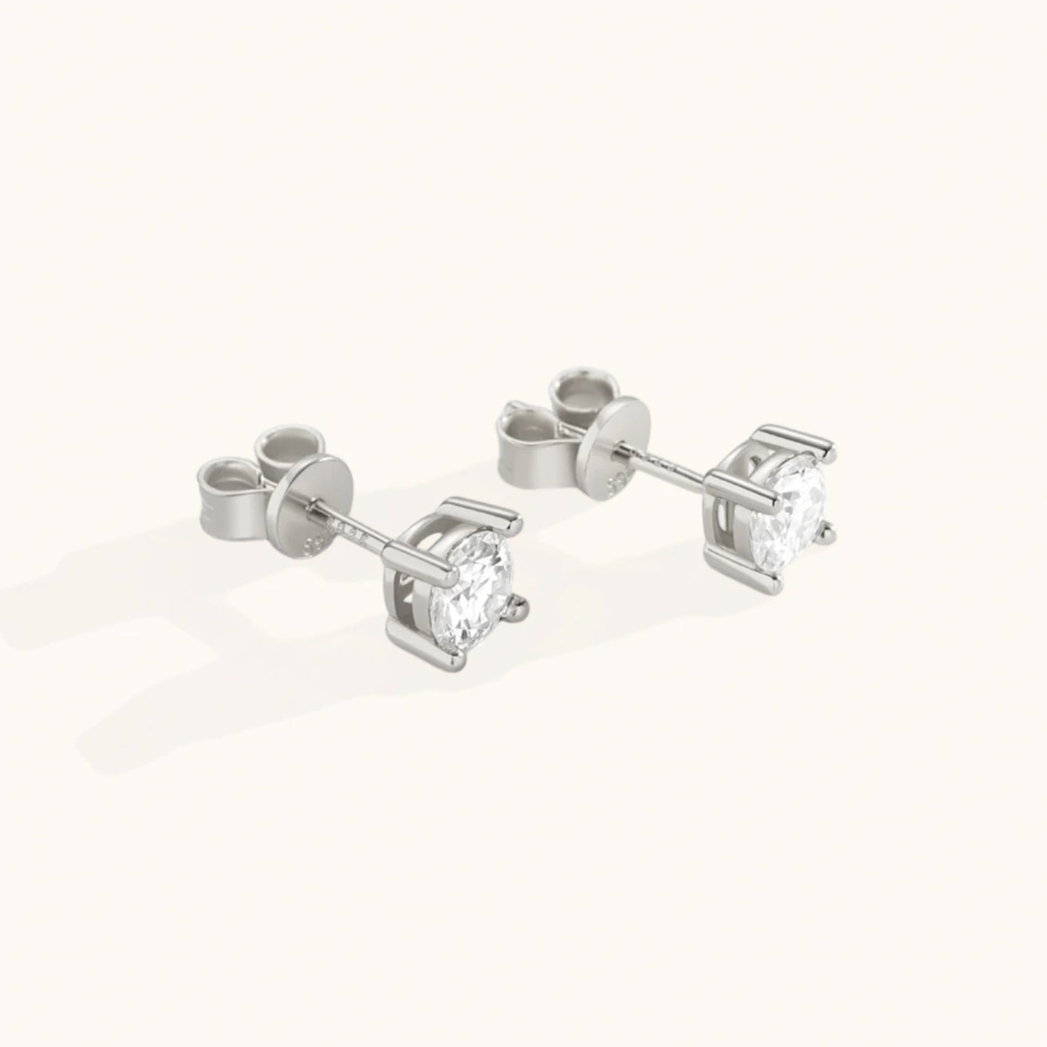Classic Diamond Stud Earrings