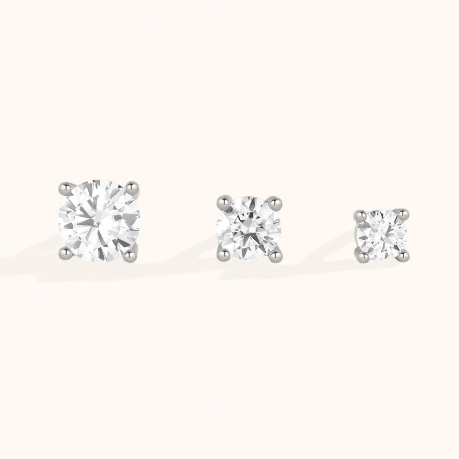 Classic Diamond Stud Earrings