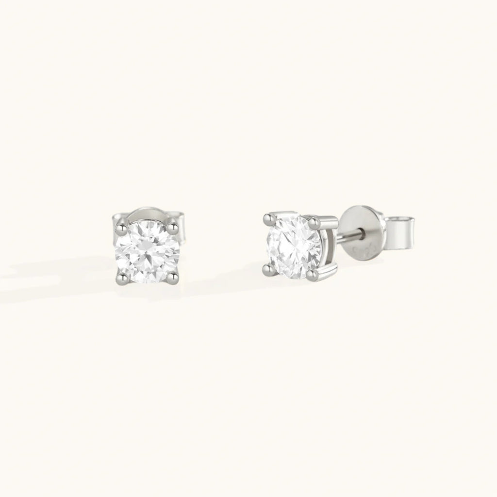 Klassische Diamant Ohrstecker