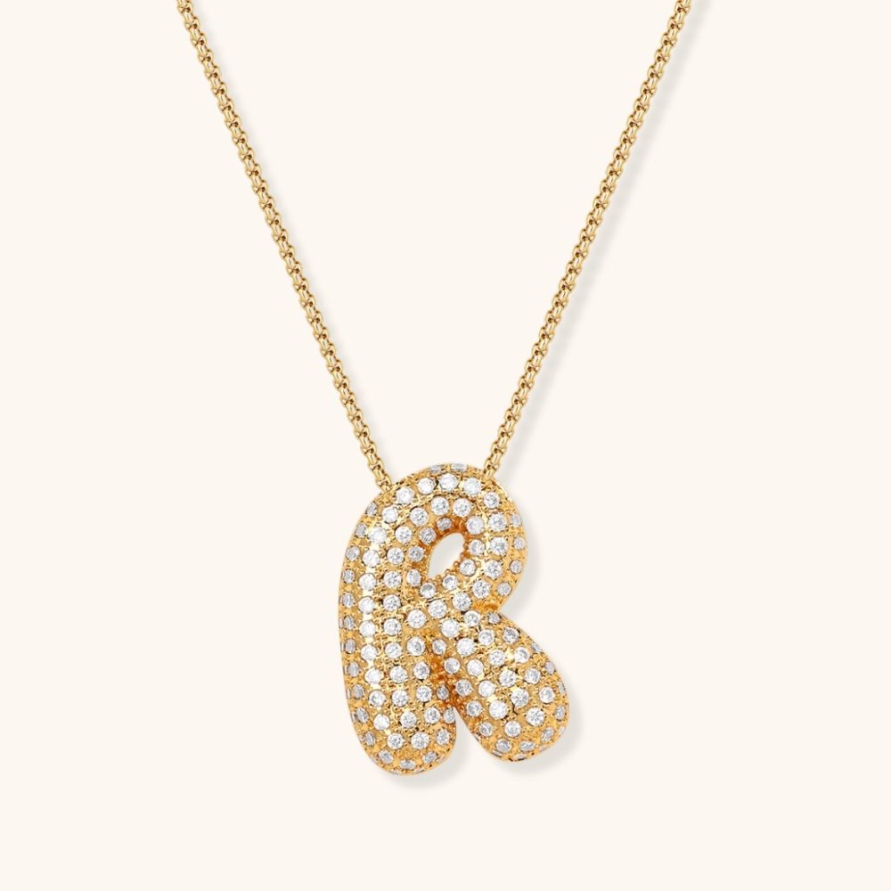 Collier Initiale Diva Nocturne