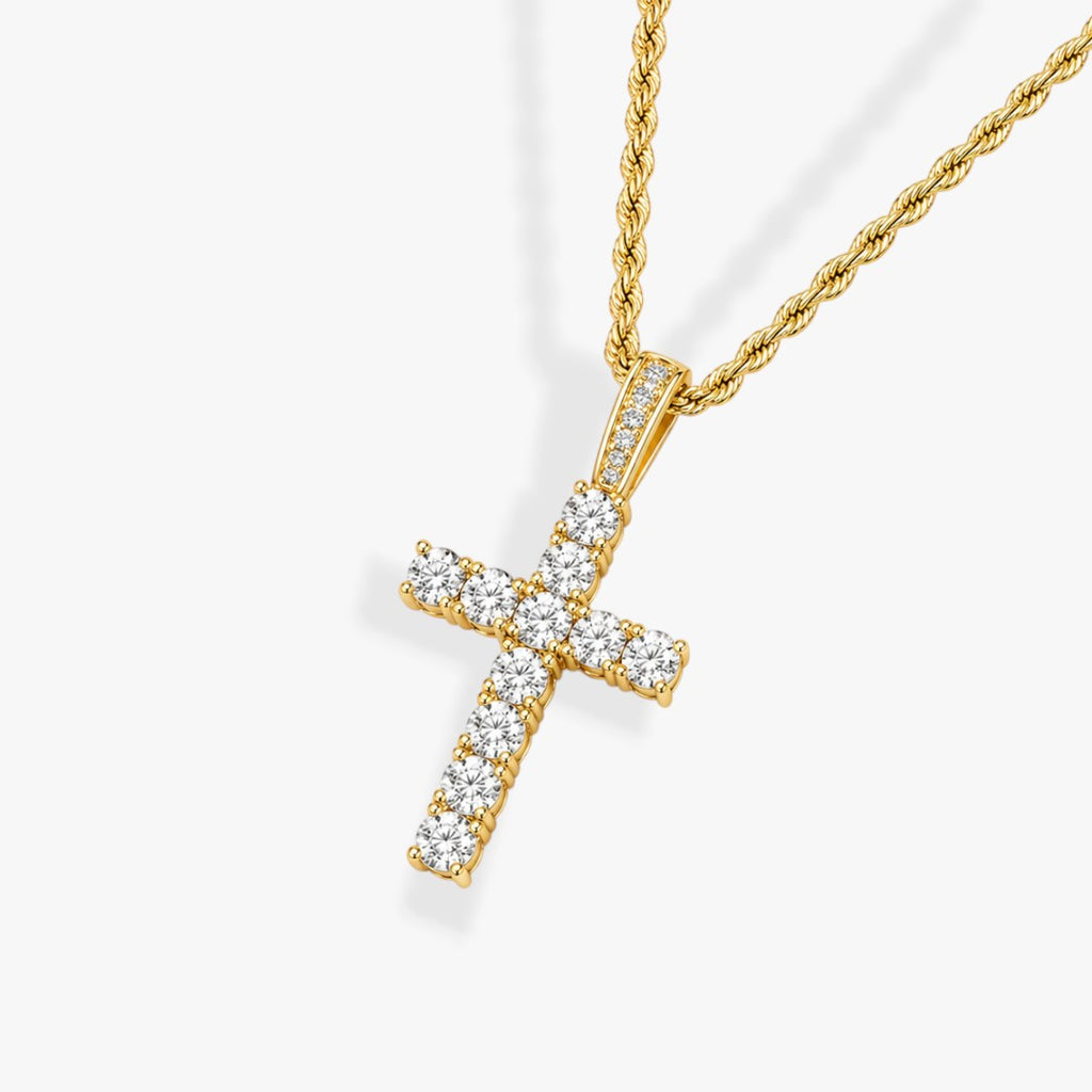 Radiance | Men's Cross Zircon Necklace