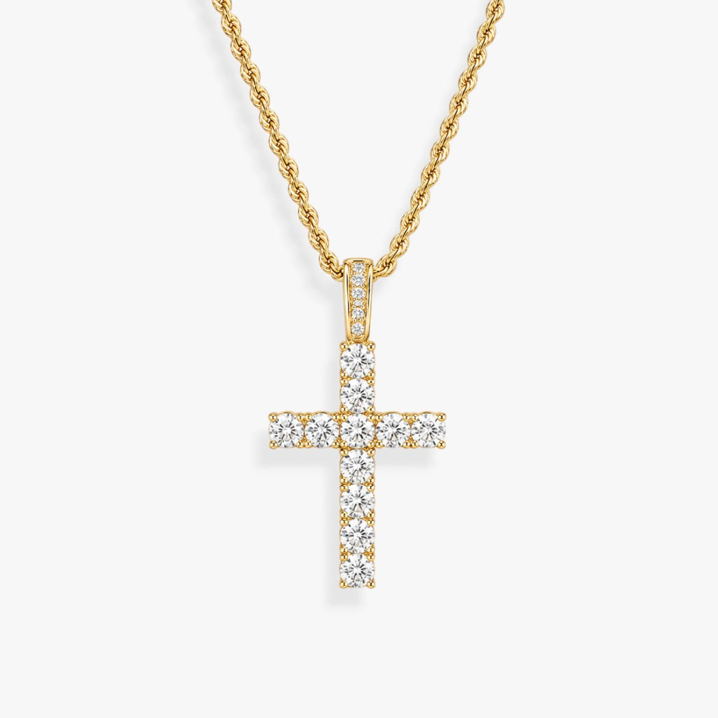 Radiance | Men's Cross Zircon Necklace