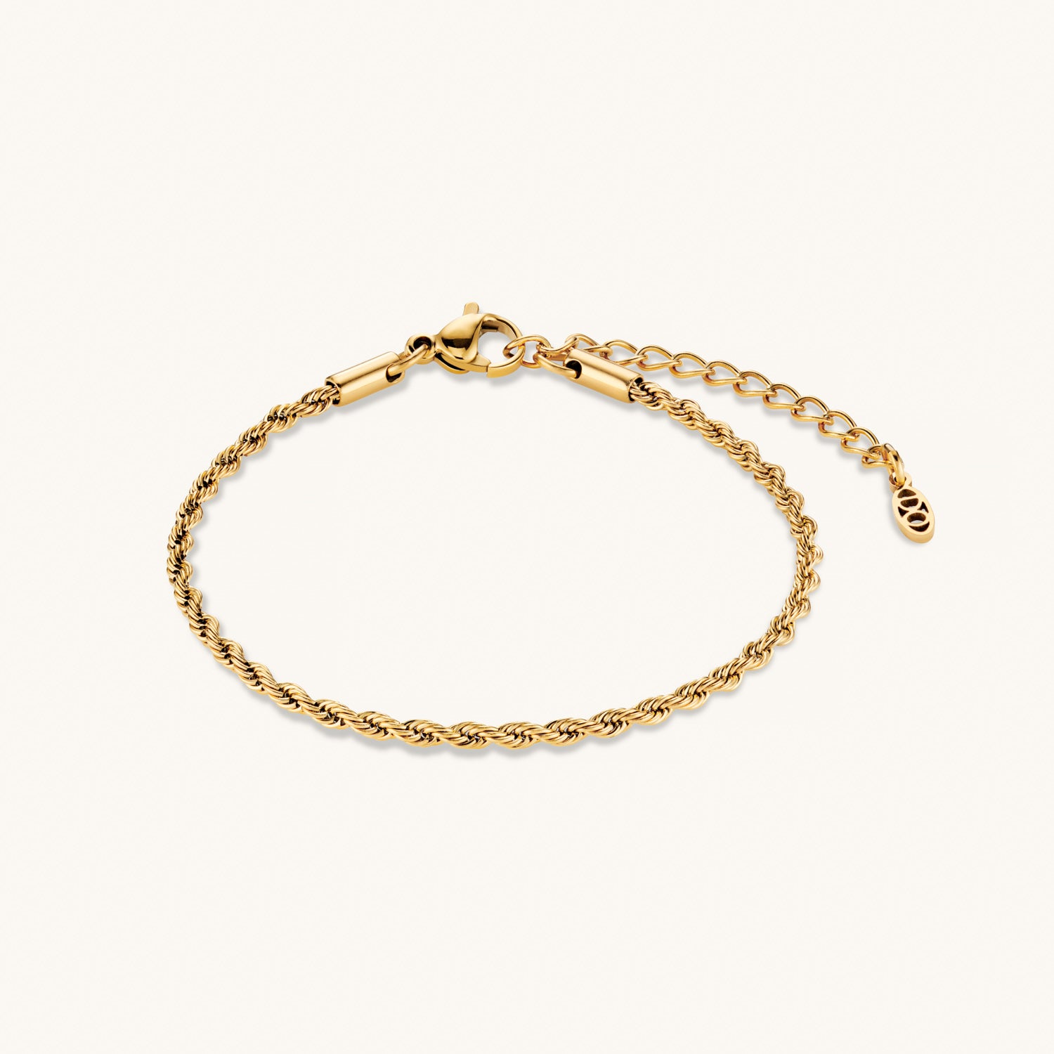 Bracelet Chaîne Corde en Or