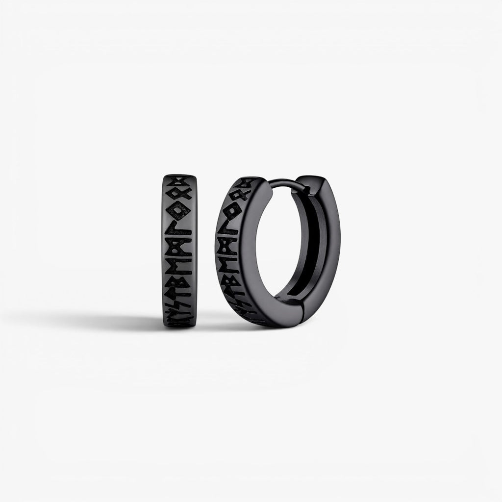 Runes | Hoop Earrings for Men