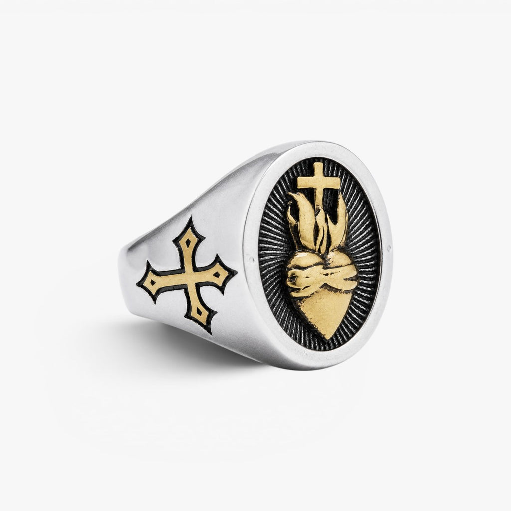 Sacred | Christian Signet Ring for Men