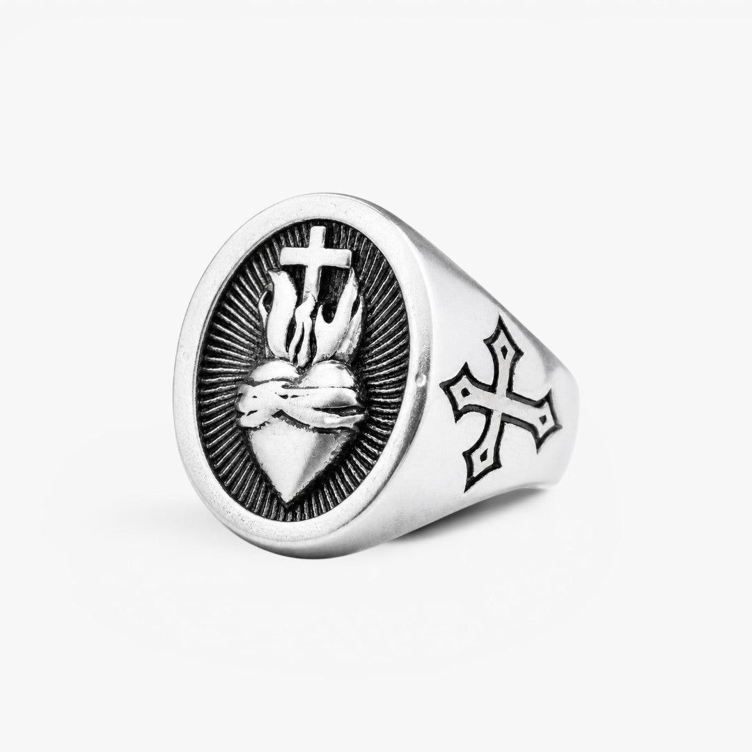 Sacred | Christian Signet Ring for Men