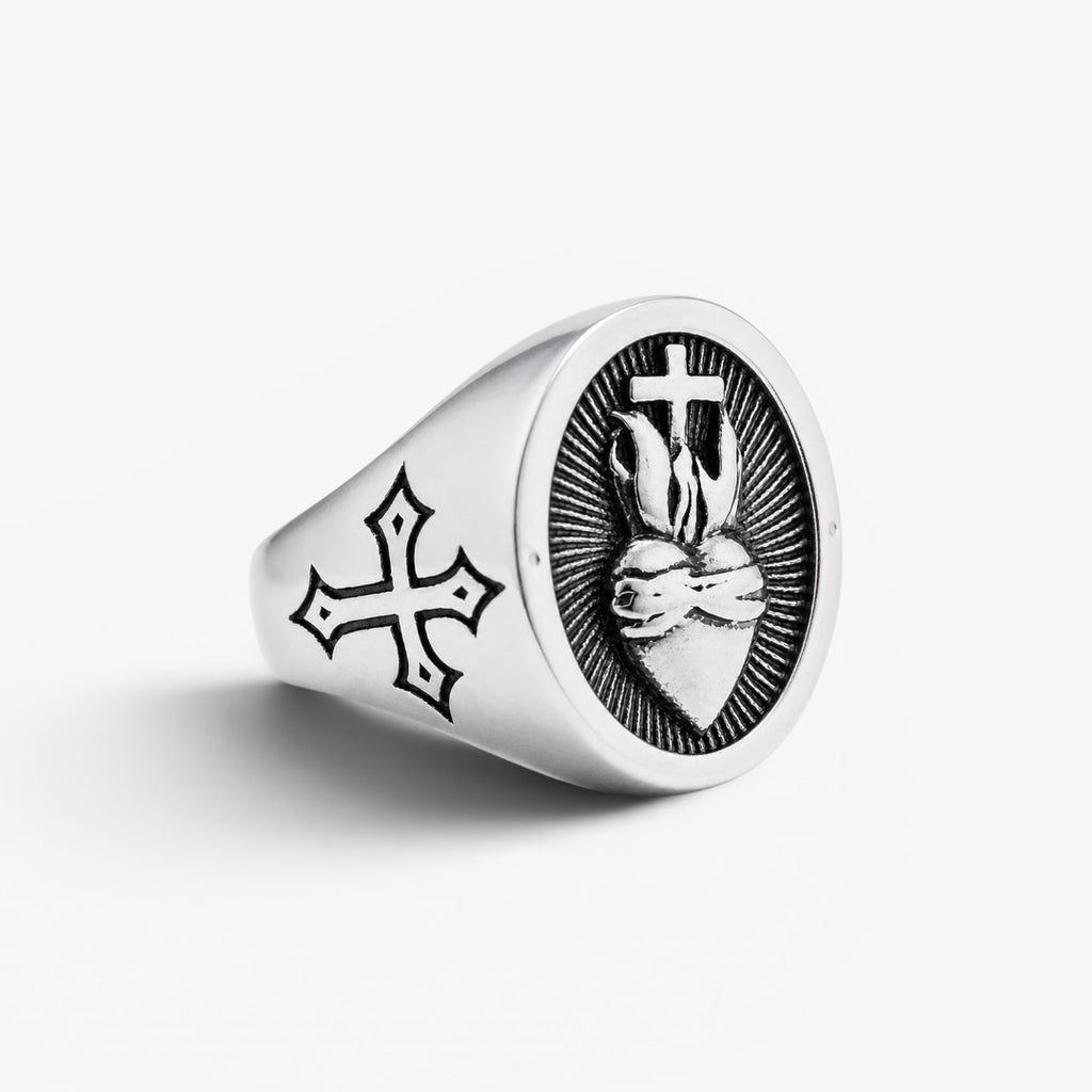 Sacred | Christian Signet Ring for Men