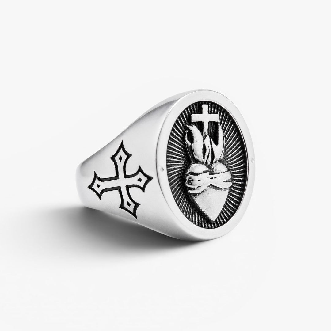 Sacred | Christian Signet Ring for Men