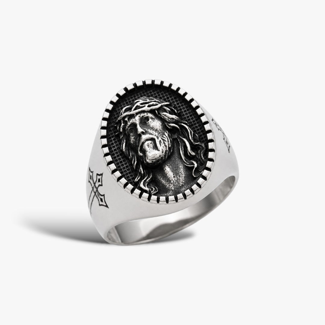 Sacrifice | Christ Ring for Men