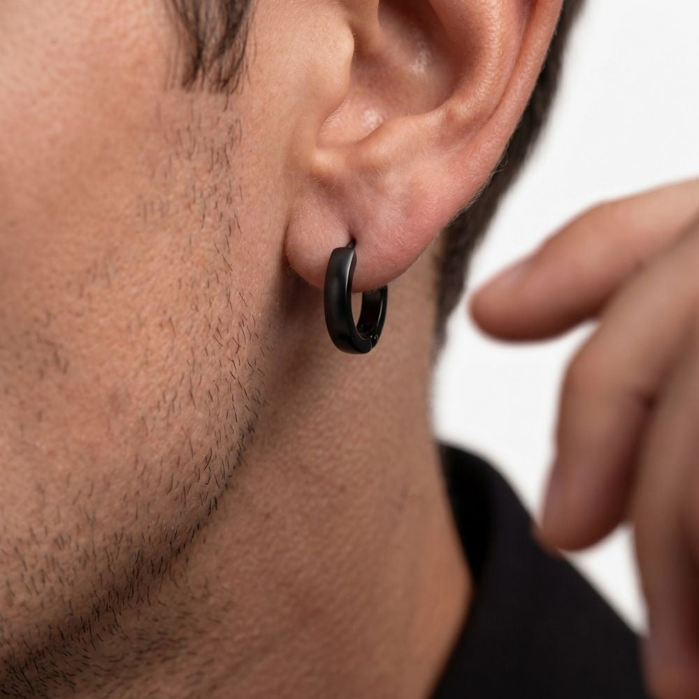 Segment | 3 mm Hoop Earrings for Men