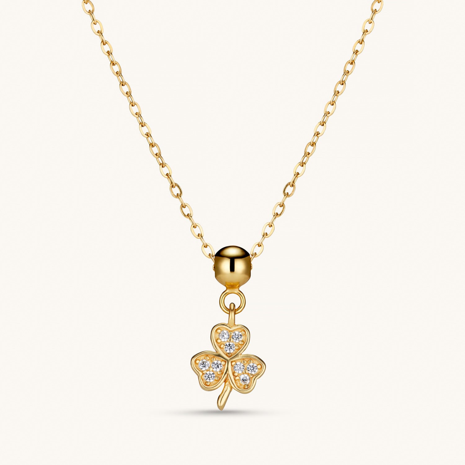 Pendentif Trèfle en Or