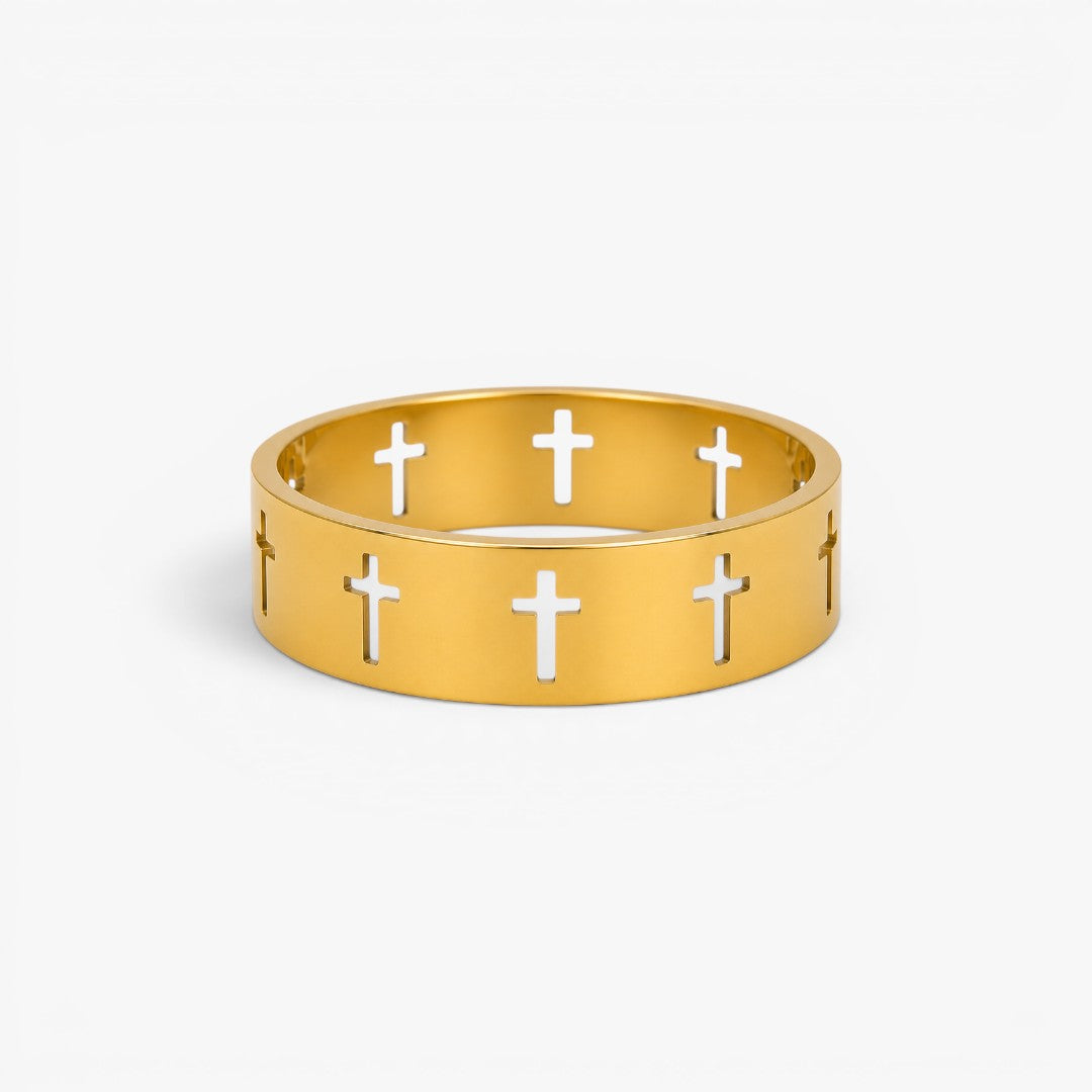 Sign | Cross Ring for Men