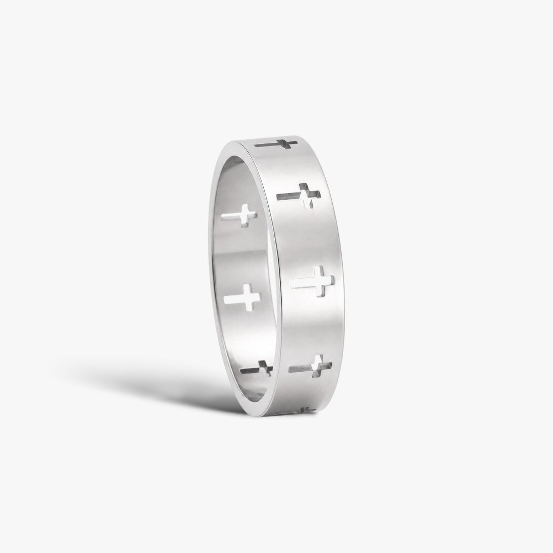 Sign | Cross Ring for Men