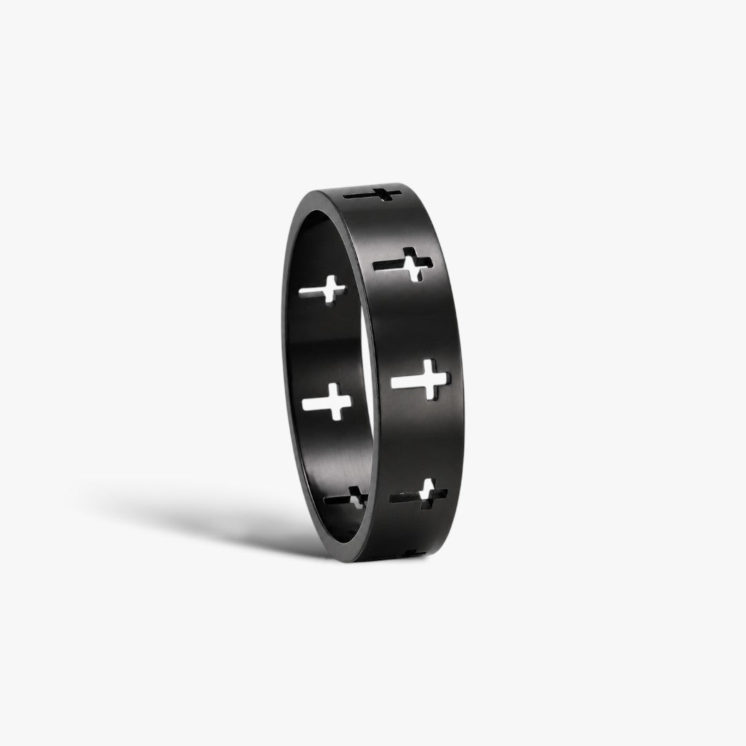 Sign | Cross Ring for Men