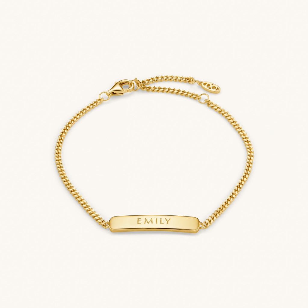 Le Bracelet Gravé en Or