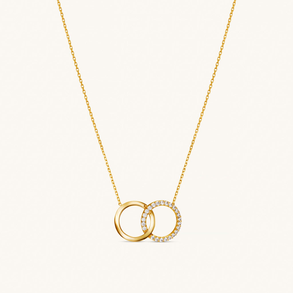 Collier Infini Pavé en Or Massif