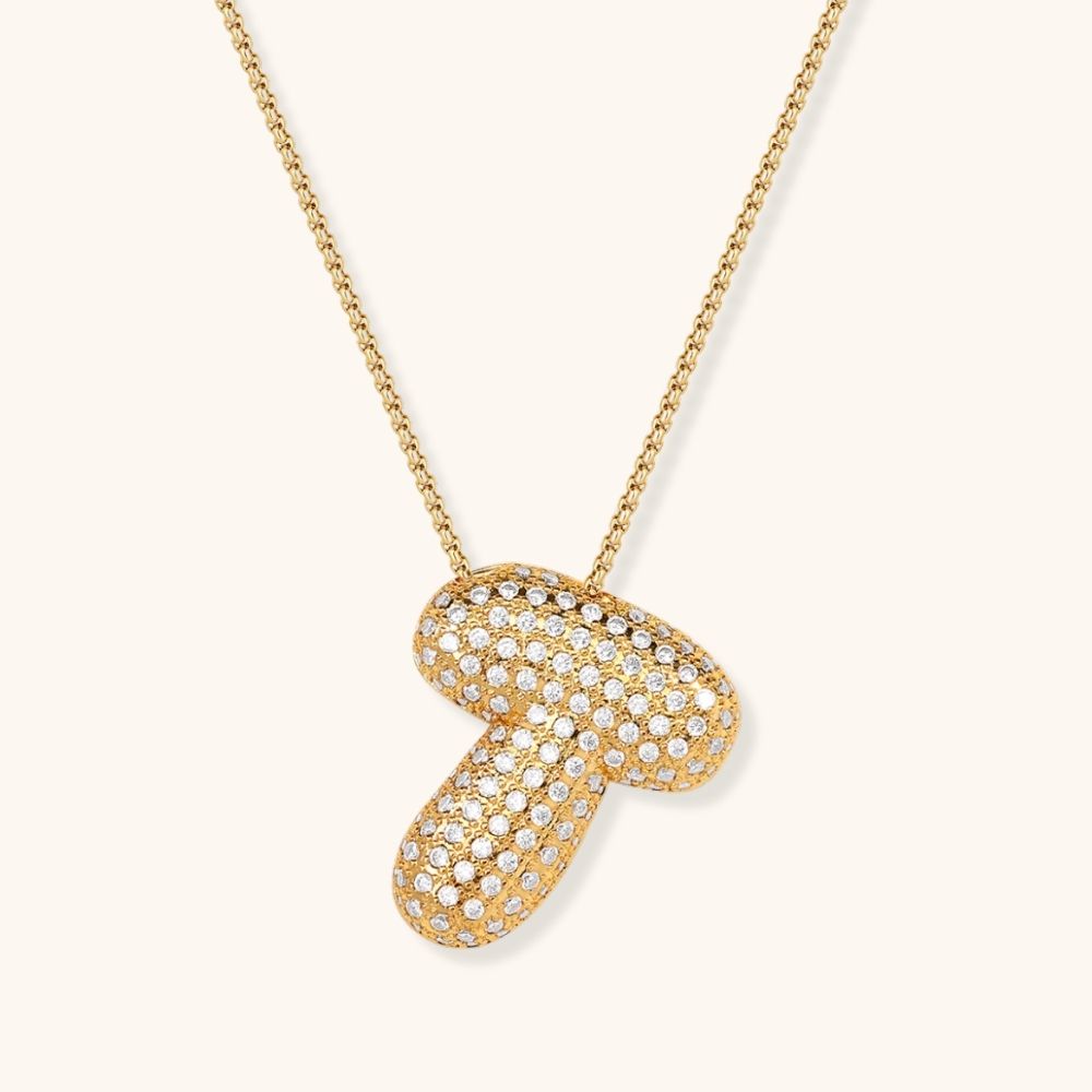 Collier Initiale Diva Nocturne