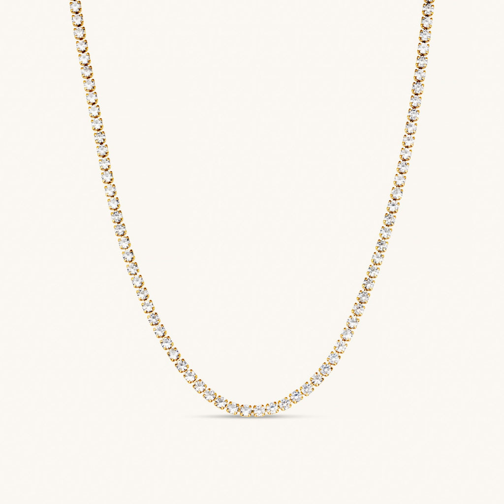 Le Collier Tennis en Or
