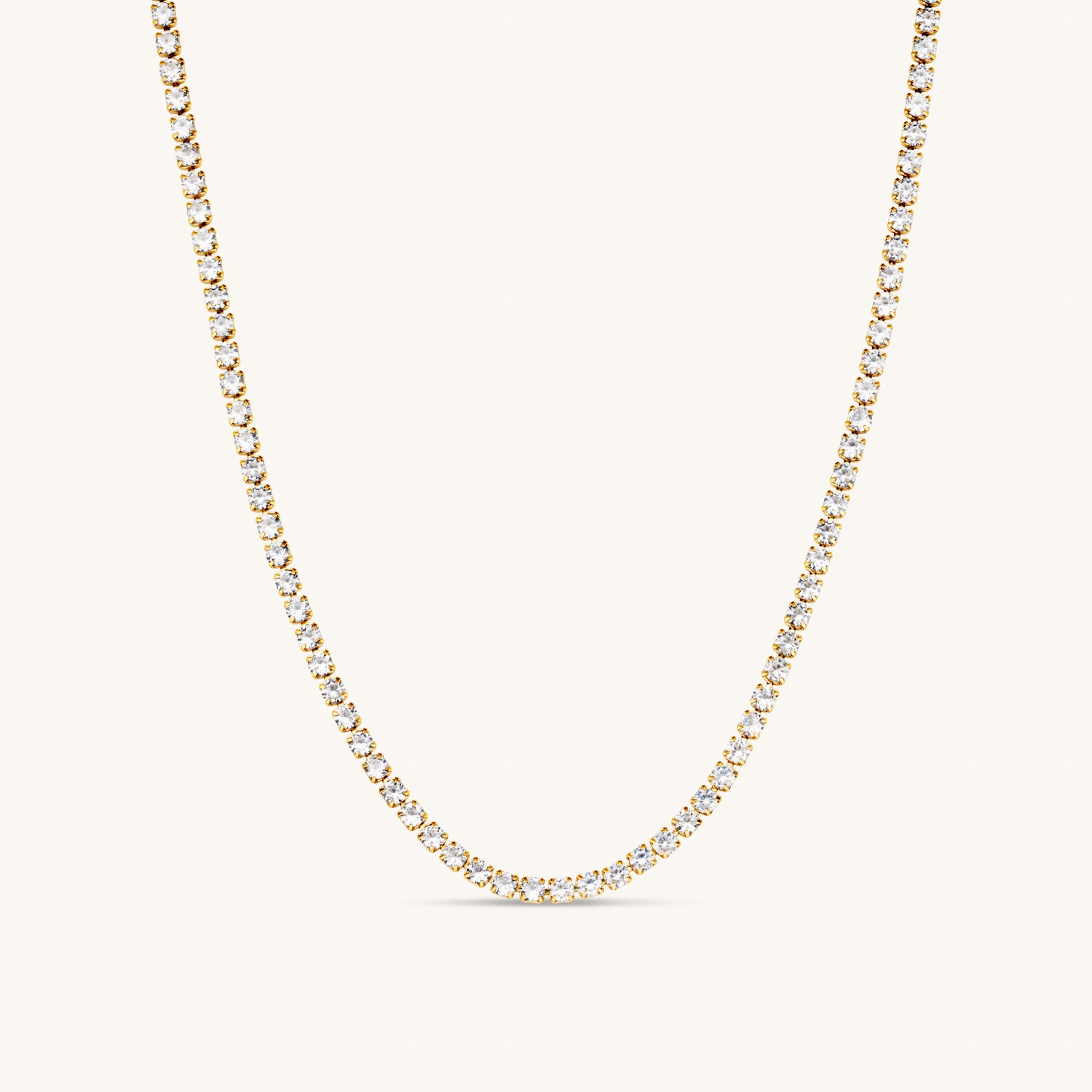 Le Collier Tennis en Or
