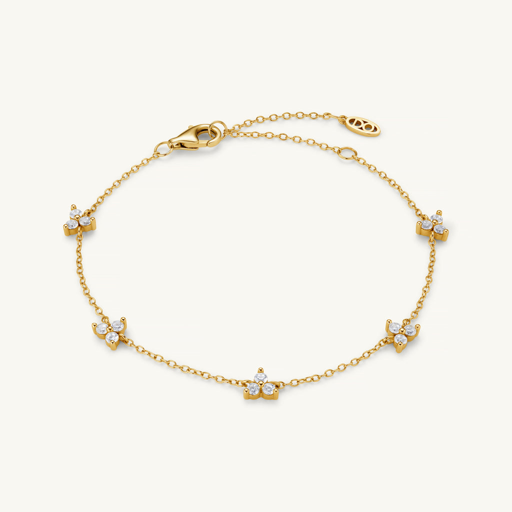 Bracelet Infini Trinity en Or