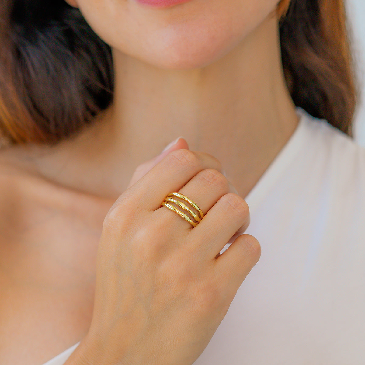 Bague Triple en Or