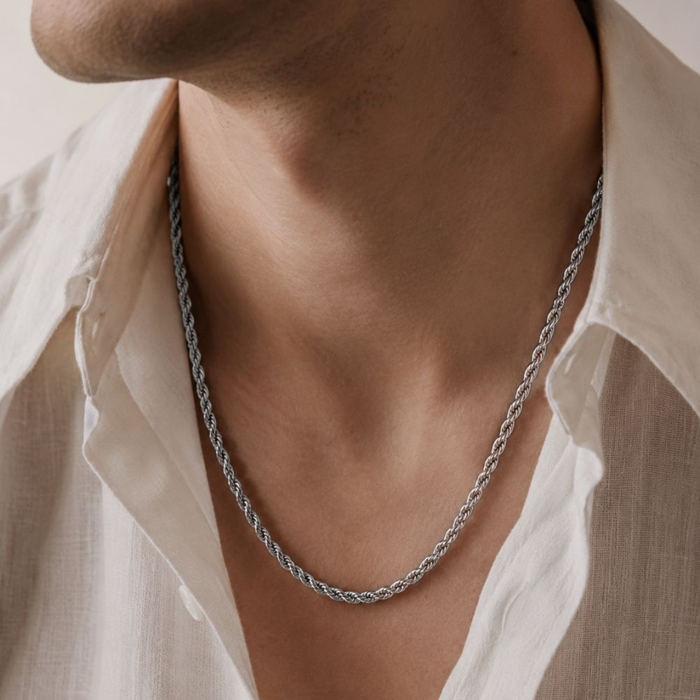 Twist | 3mm Twisted Chain Necklace