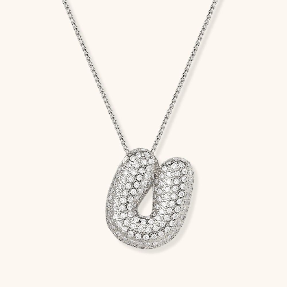 Collier Initiale Diva Nocturne