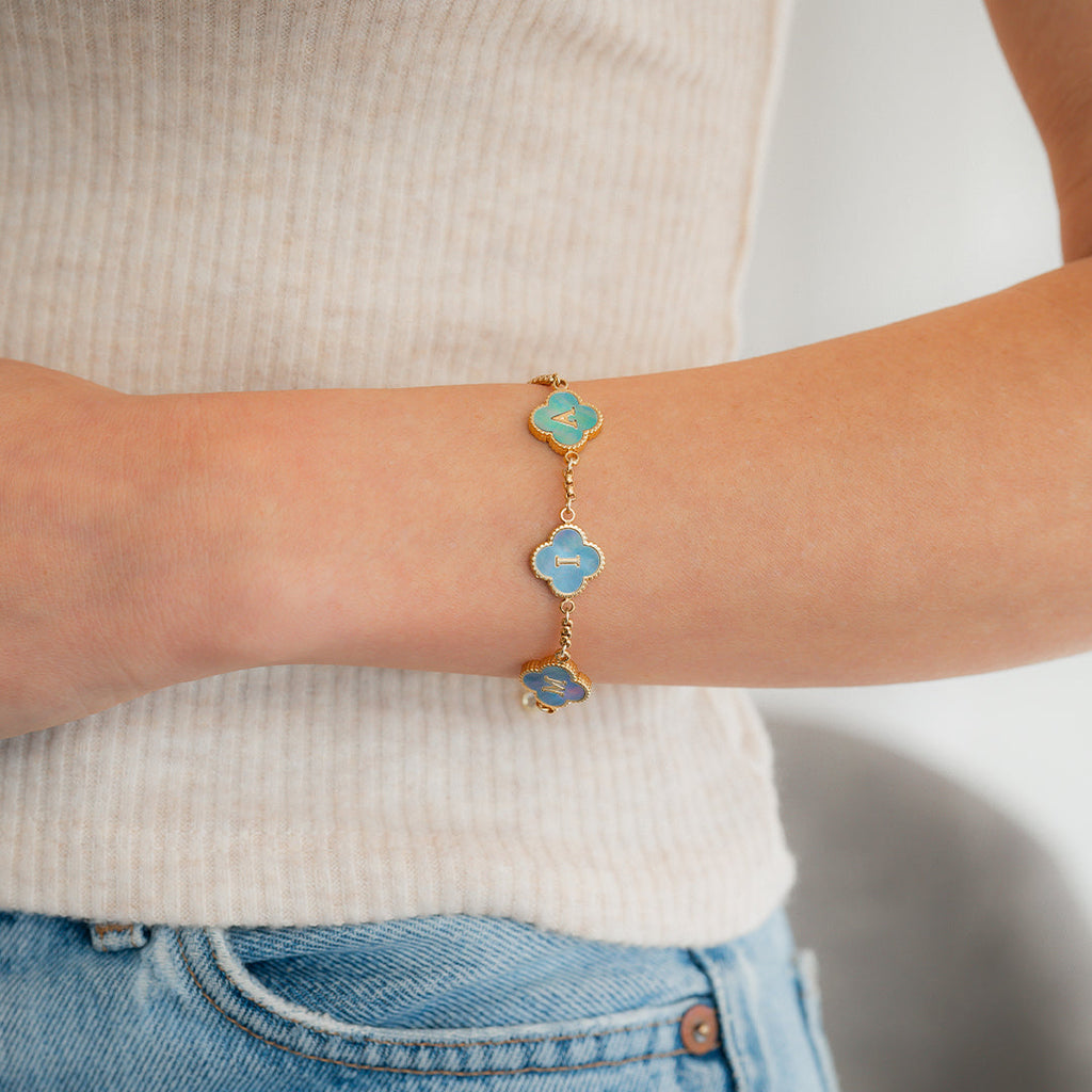 Bracelet Mot d'Une Icône en Couleur