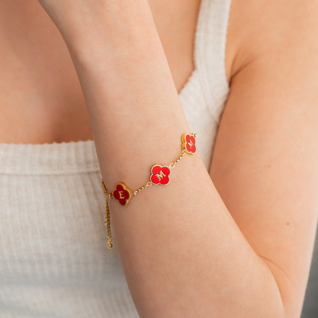 Bracelet Mot d'Une Icône en Couleur