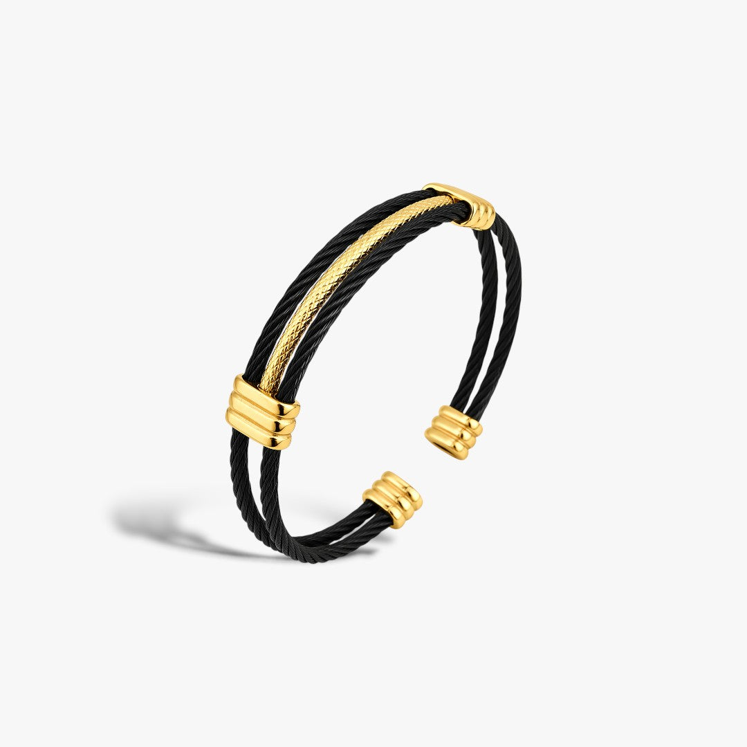 Vector | Bracelet Câble Acier Homme