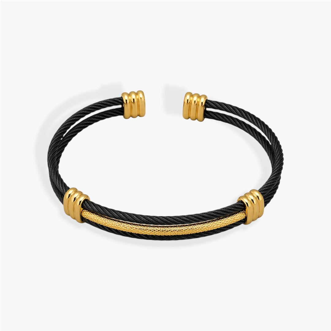 Vector | Bracelet Câble Acier Homme
