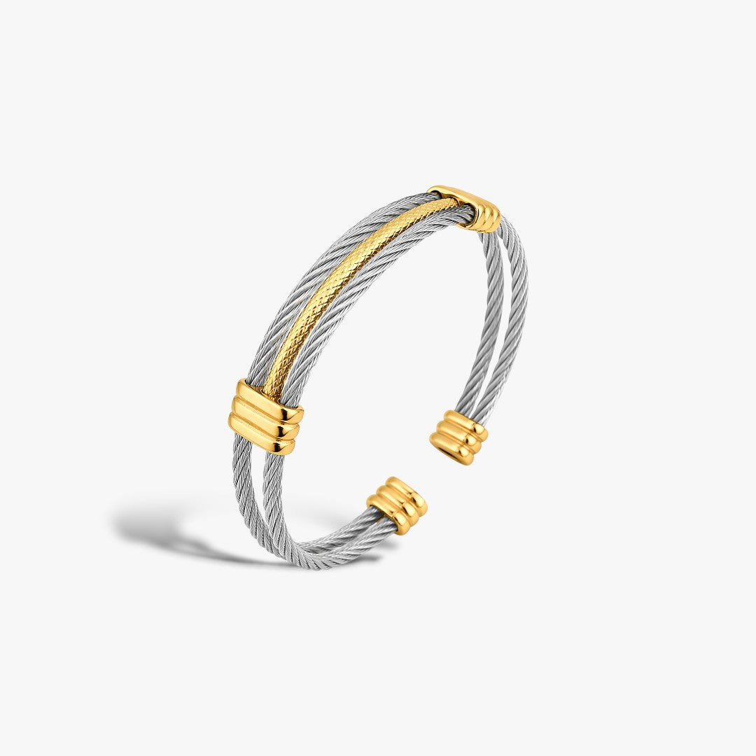 Vector | Bracelet Câble Acier Homme