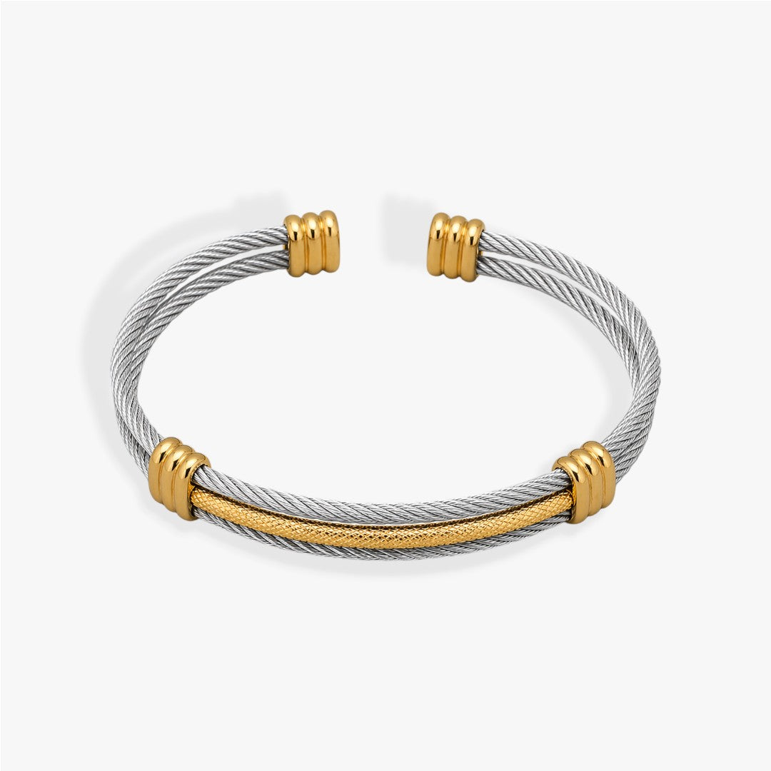 Vector | Bracelet Câble Acier Homme