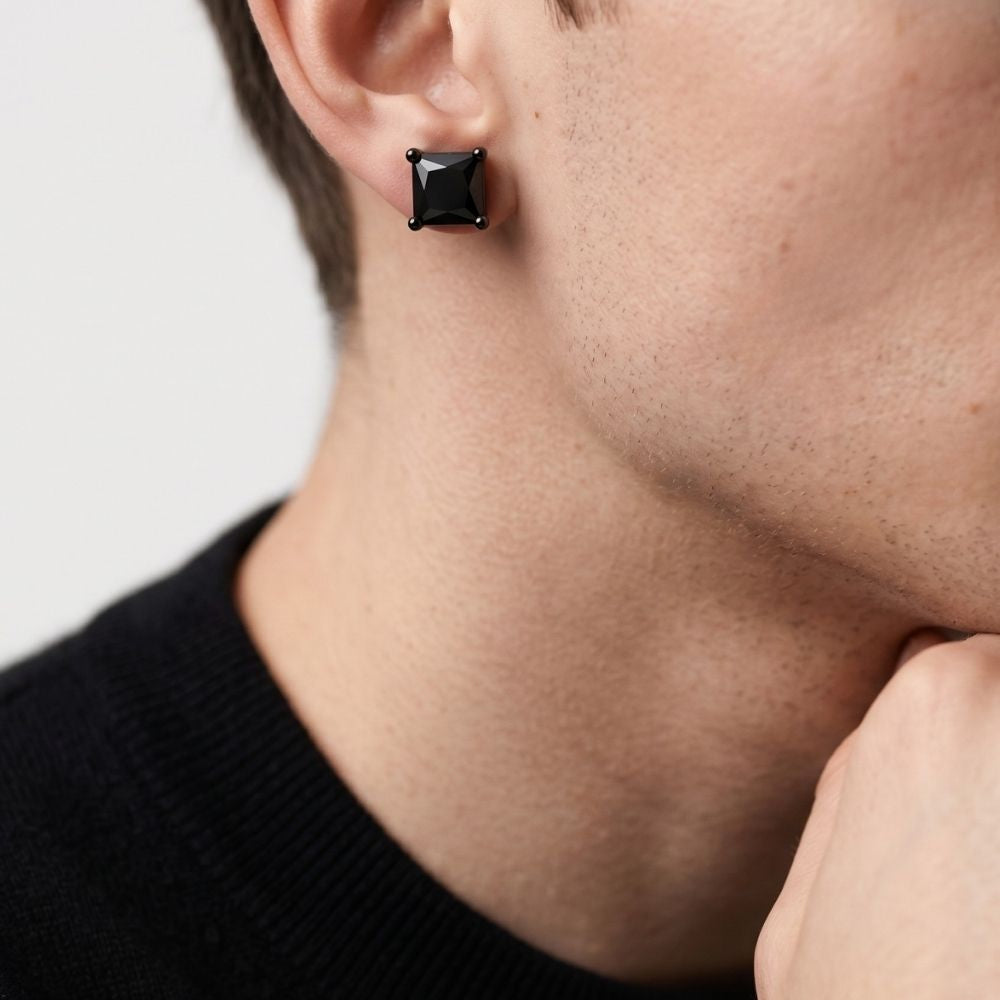 Vertex | Boucles d’Oreilles Clou Homme