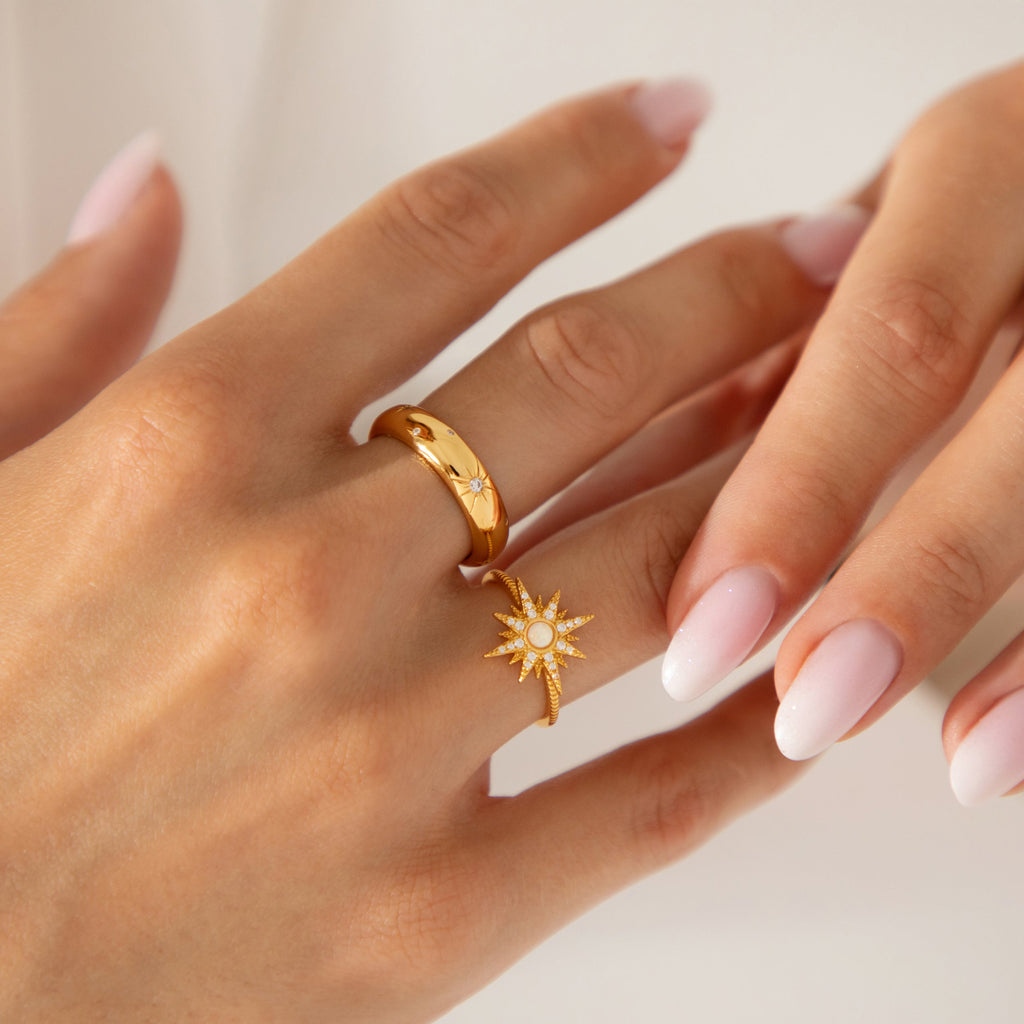 Bague Éternité Maya en Or