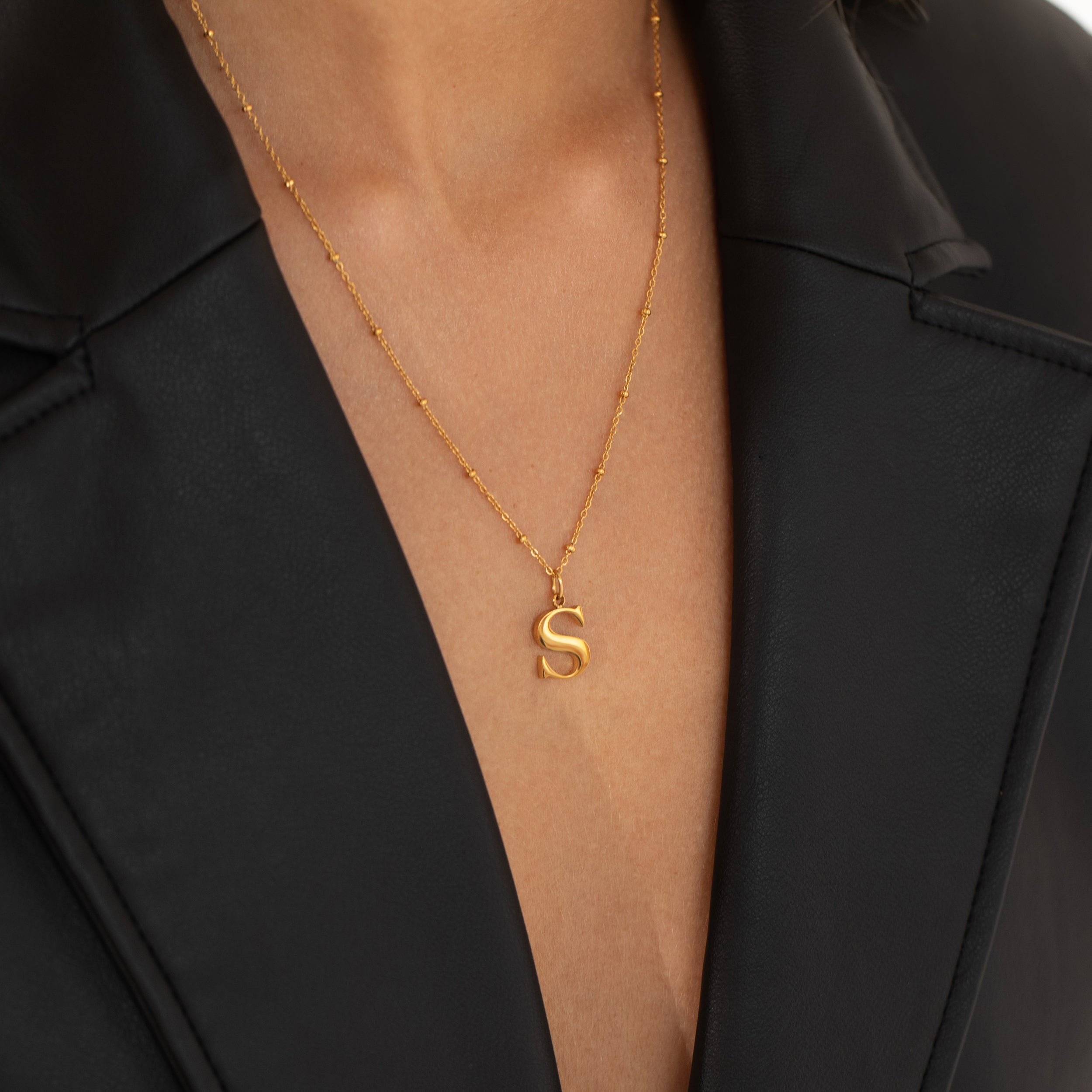 Collier pendentif initiale Y en Or